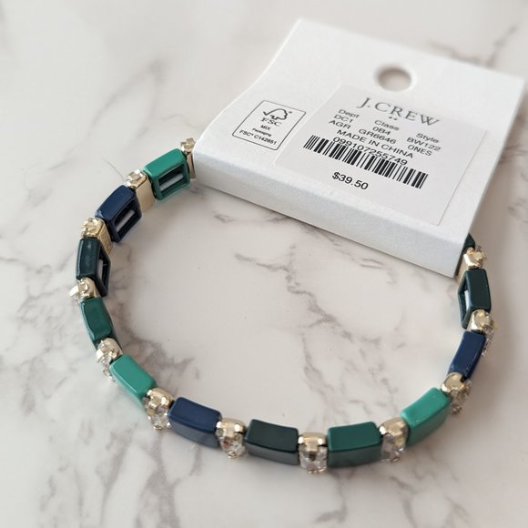 J.Crew Factory Crystal Gem Bracelet - Picture 5 of 5